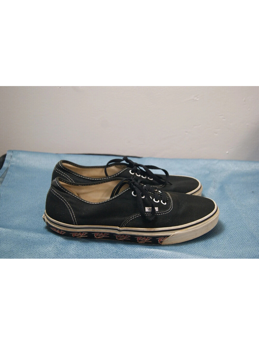 Vans Rad Pack Black shoes Men's 11 US Super Rare Rad Racing, BMX, Cru Jones